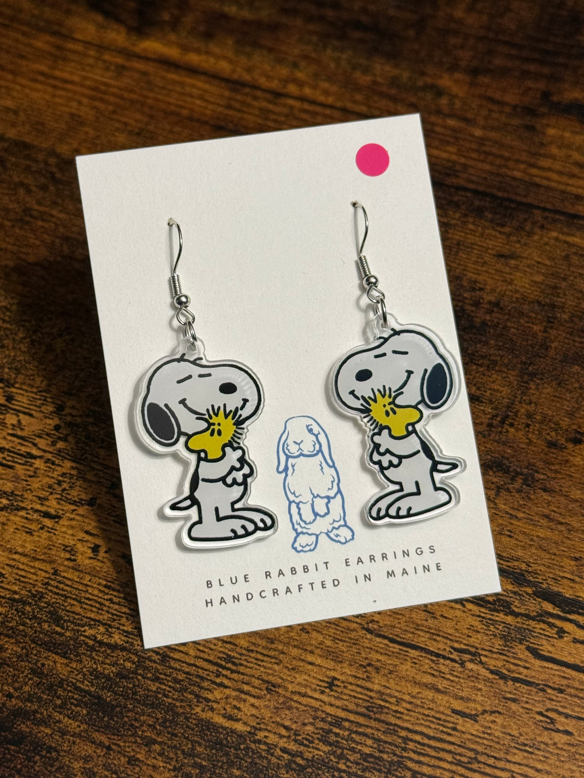 Acrylic Snoopy Earrings