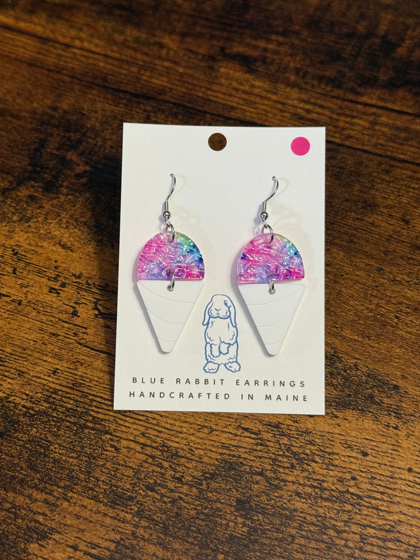 Acrylic Snow-cone Earrings