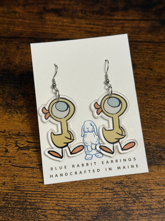 Acrylic Duckling Earrings