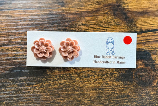 Resin Flower Studs