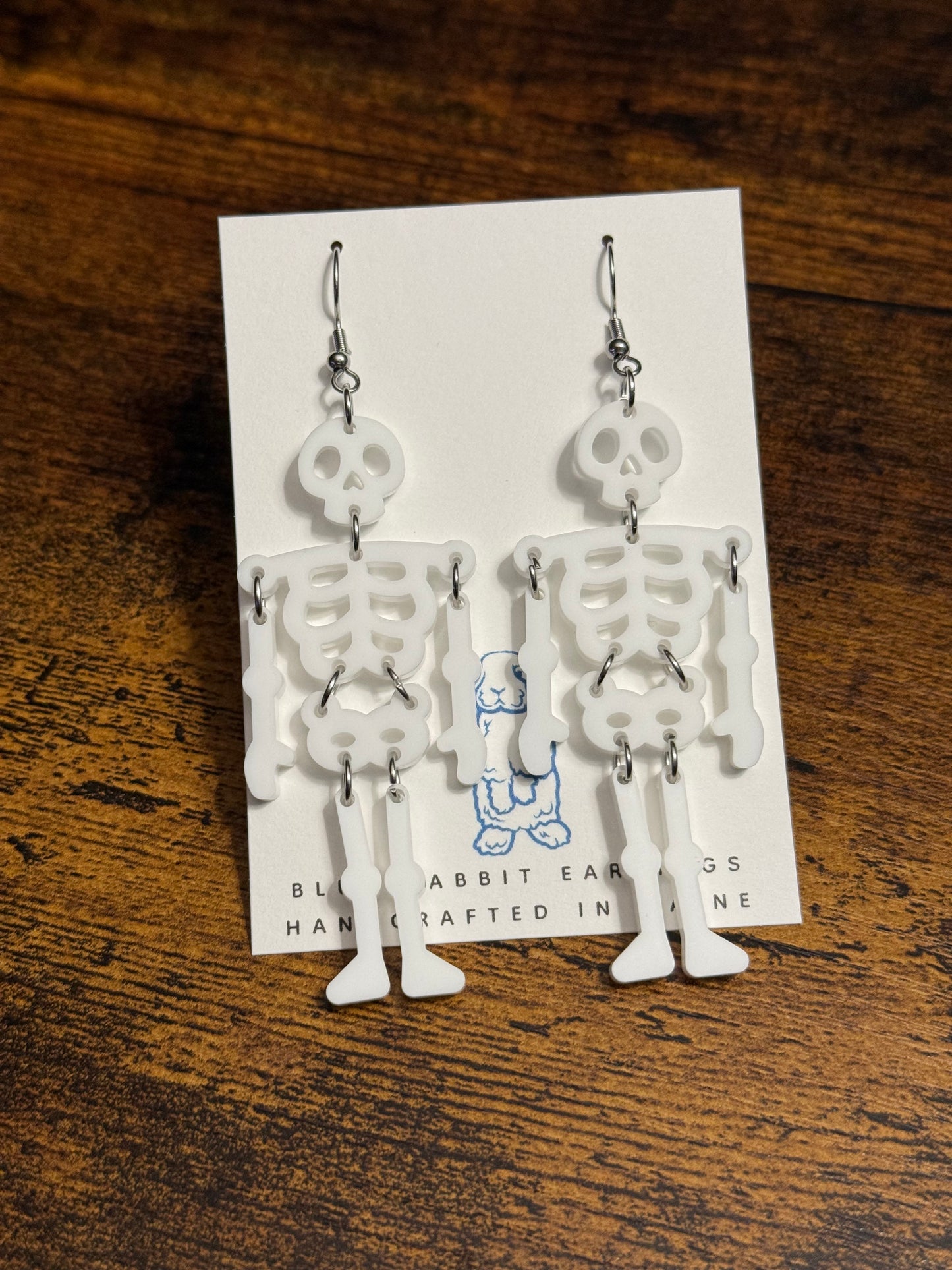 Acrylic Skeleton Earrings