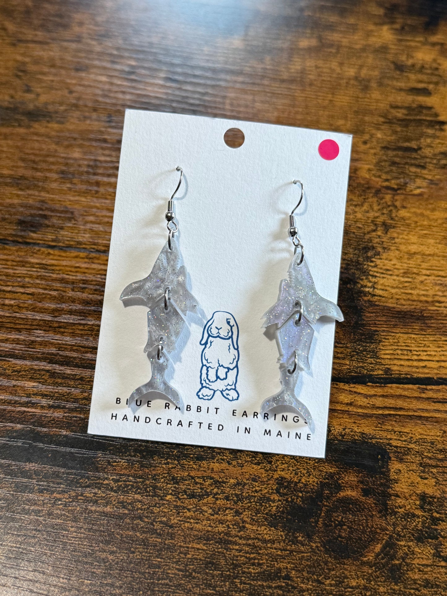 Acrylic Shark Earrings