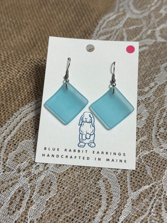 Sea Glass Turquoise Earrings