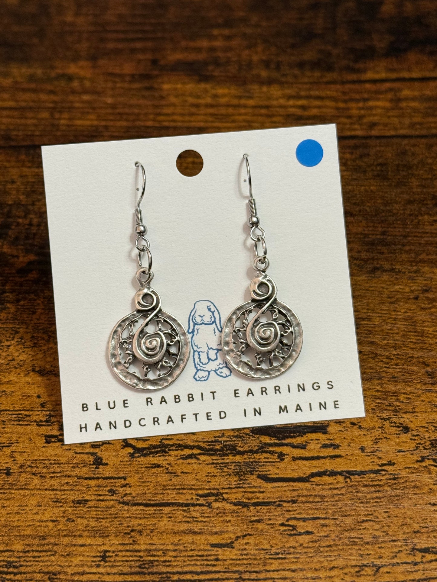 Antique Silver Charm Earrings