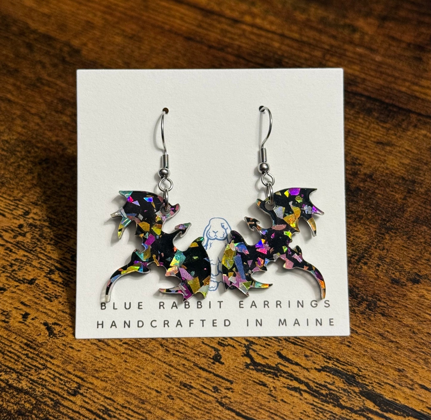 Acrylic Dragon Earrings