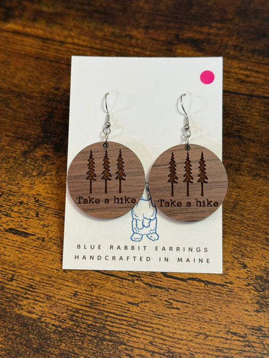 Walnut Take A Hike Earrings