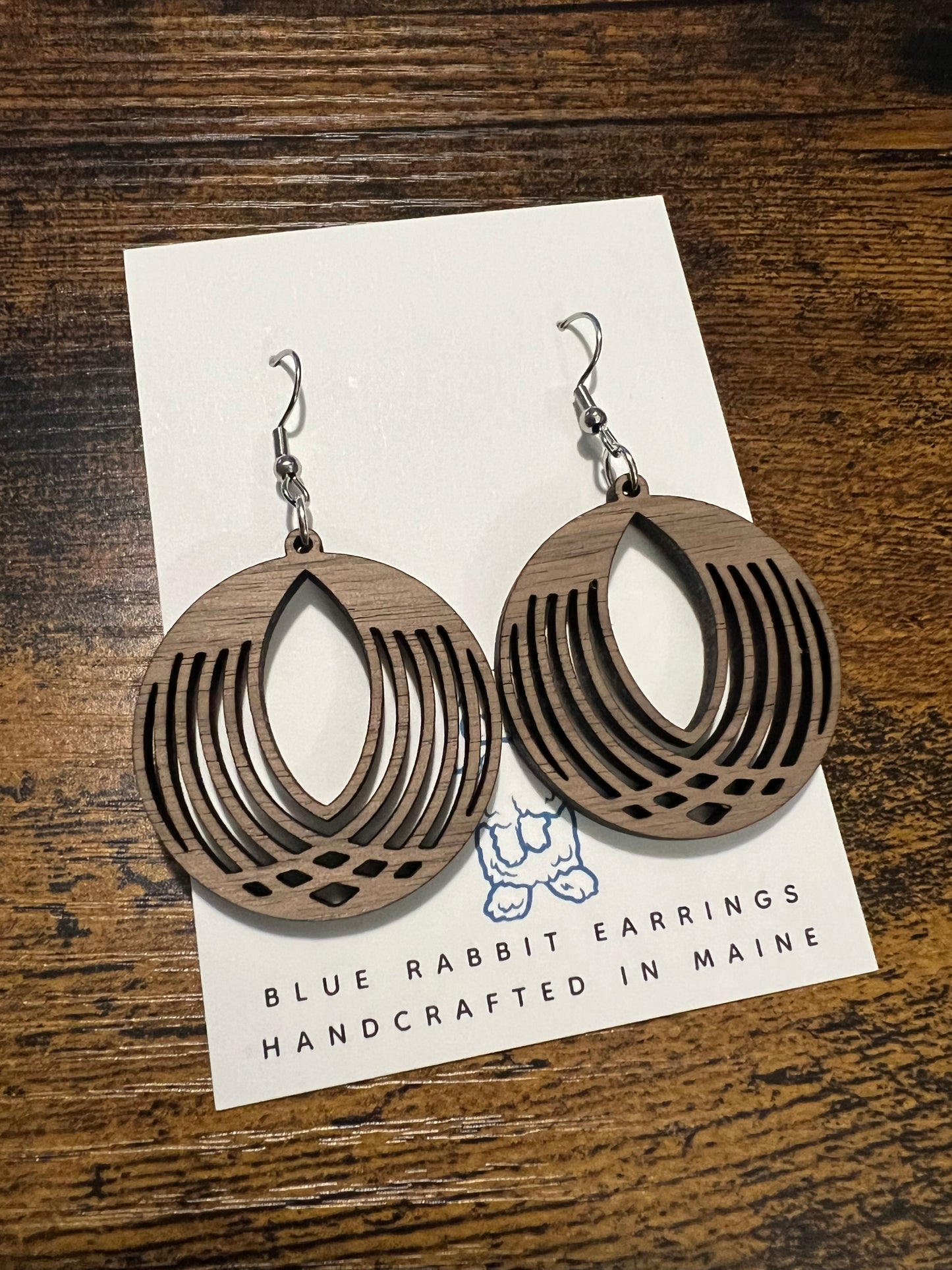 Walnut Earrings