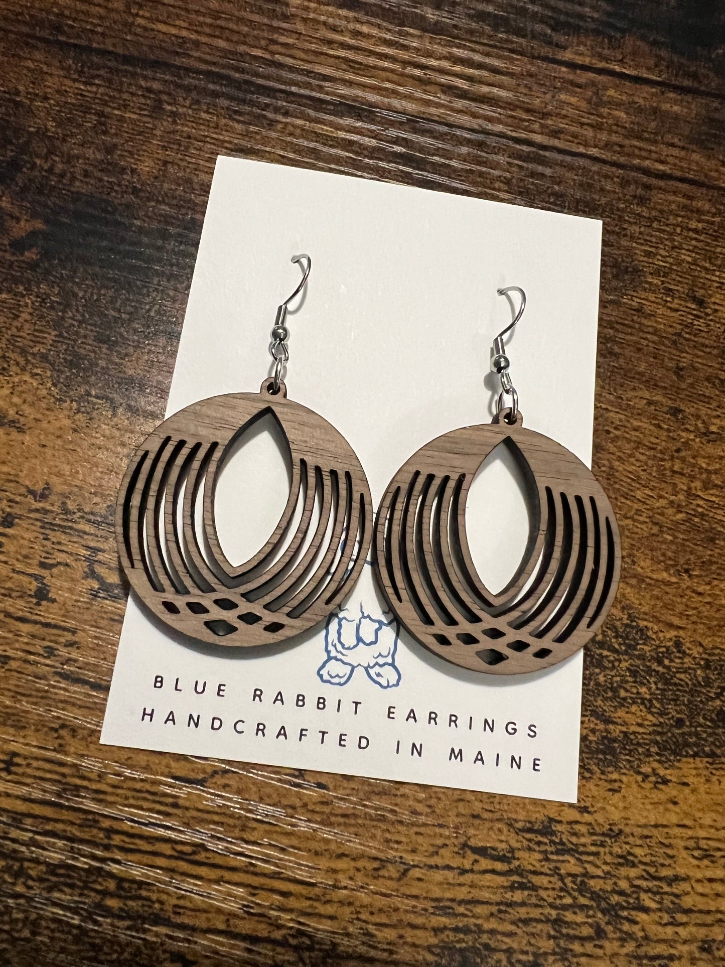 Walnut Earrings