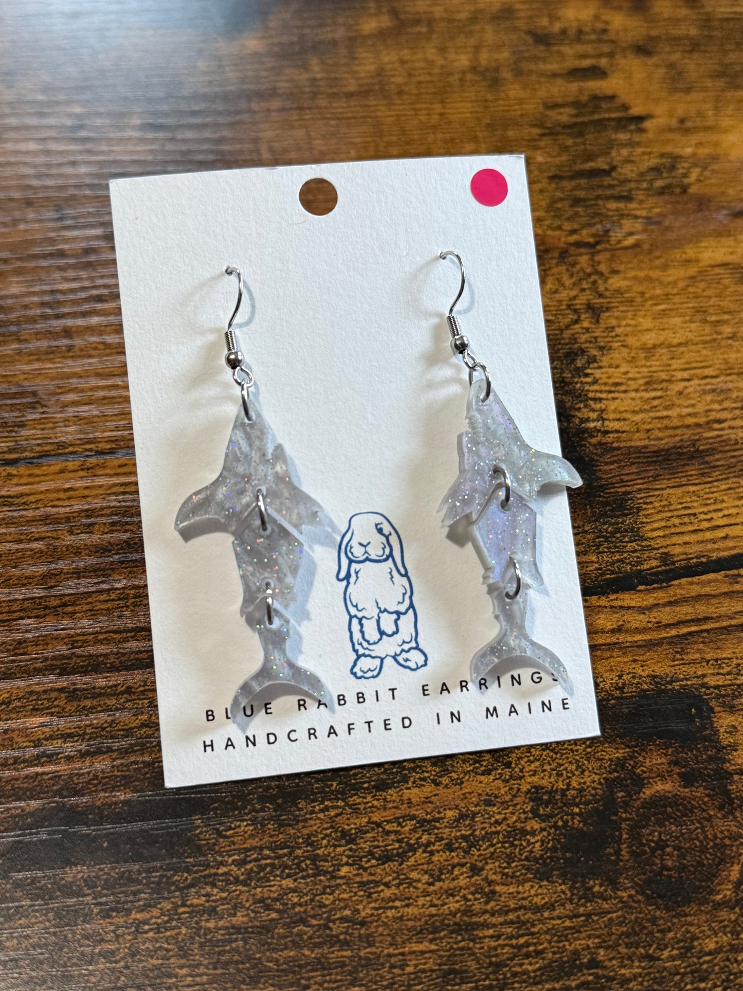 Acrylic Shark Earrings