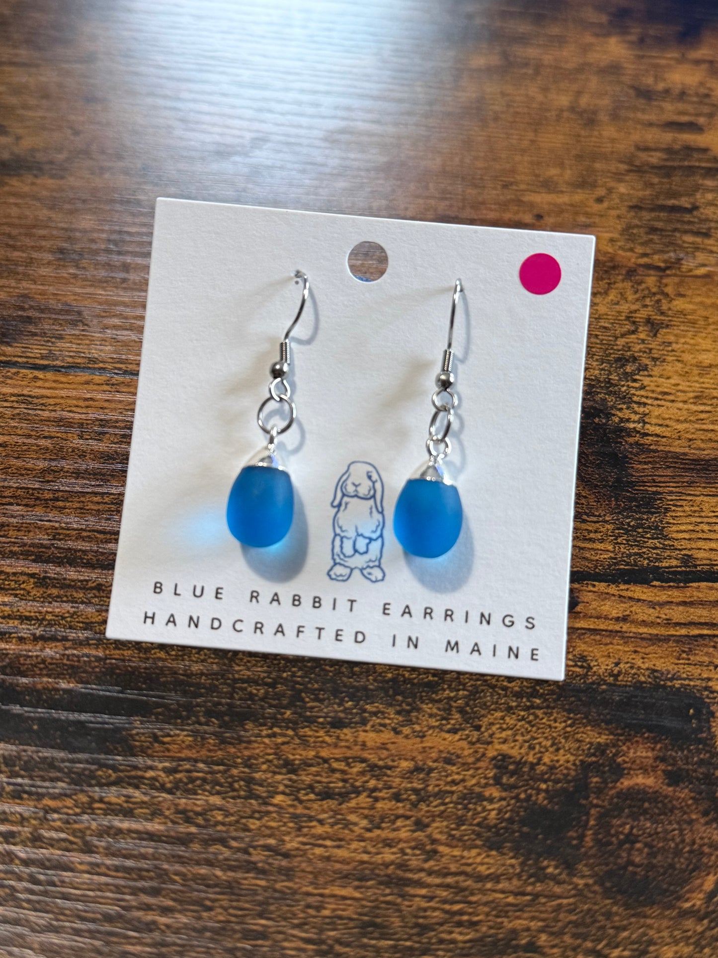 Sky Blue Chalcedony Earrings