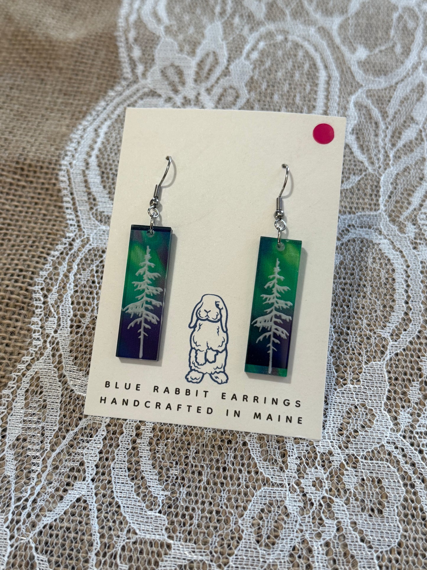 Acrylic Northern Lights Earrings