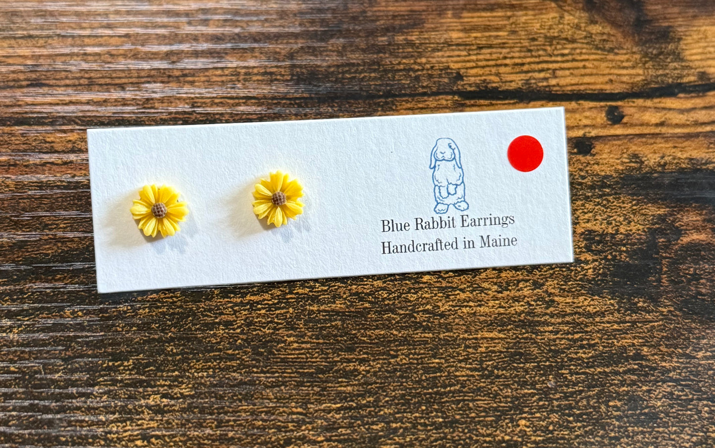 Yellow Daisy Studs