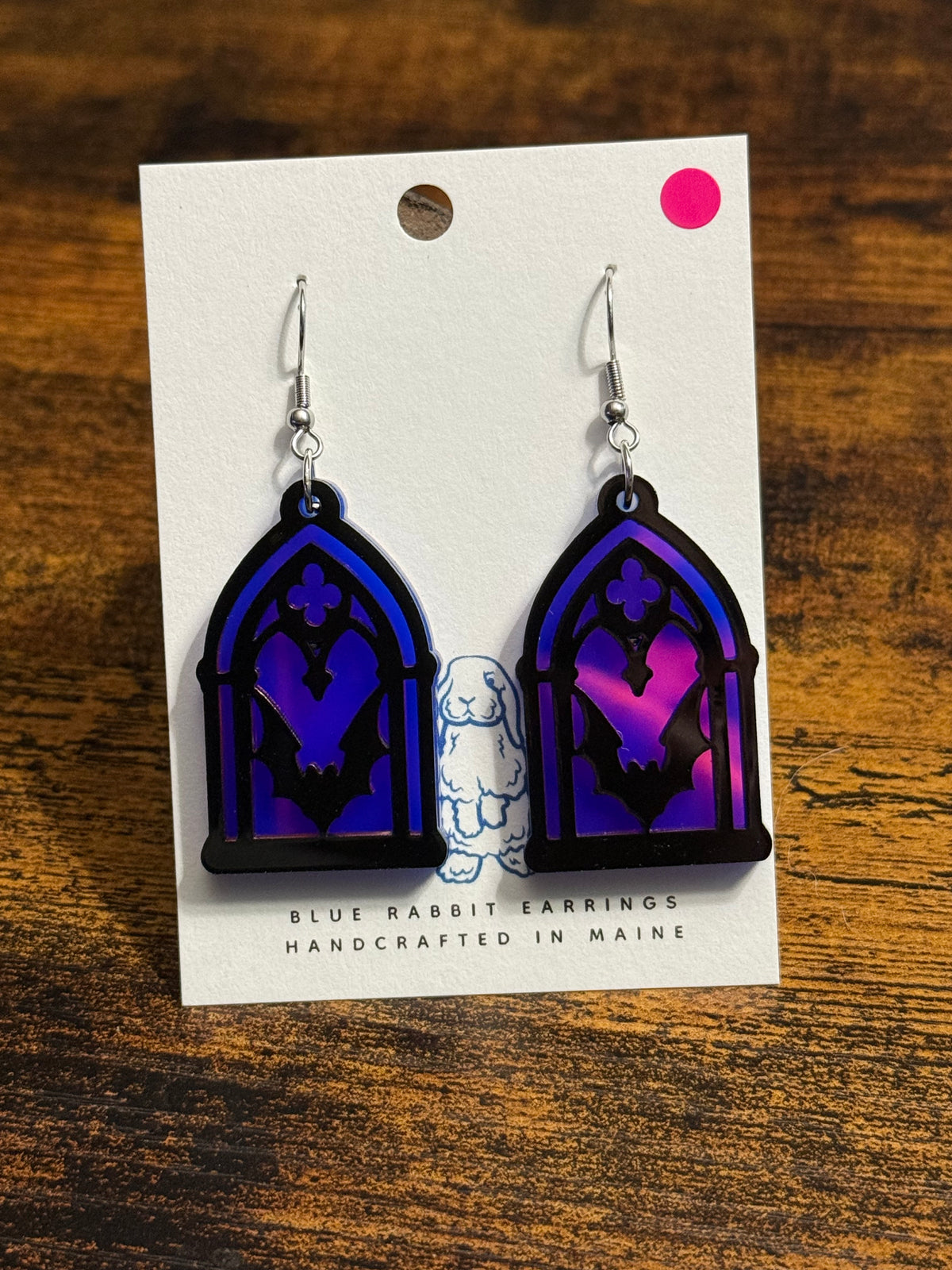 Acrylic Gothic Window Earrings