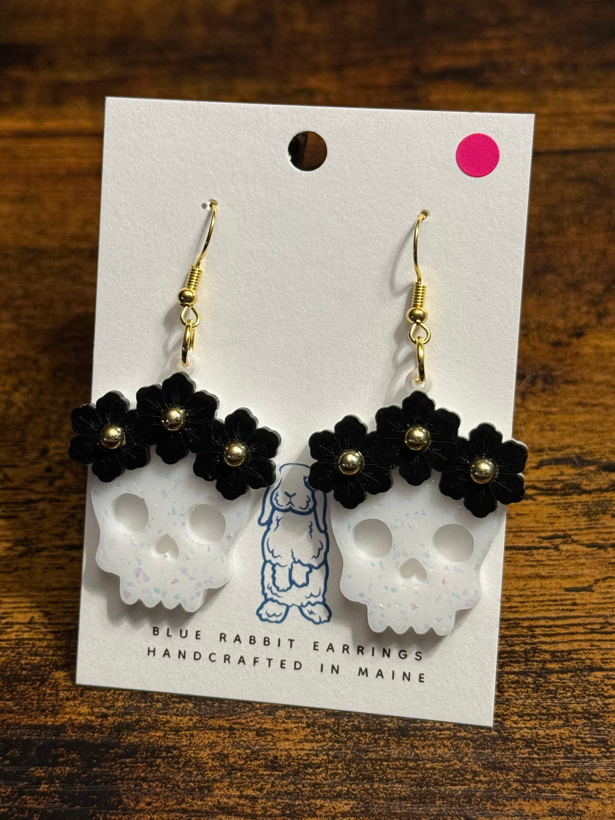 Acrylic Skull Earrings