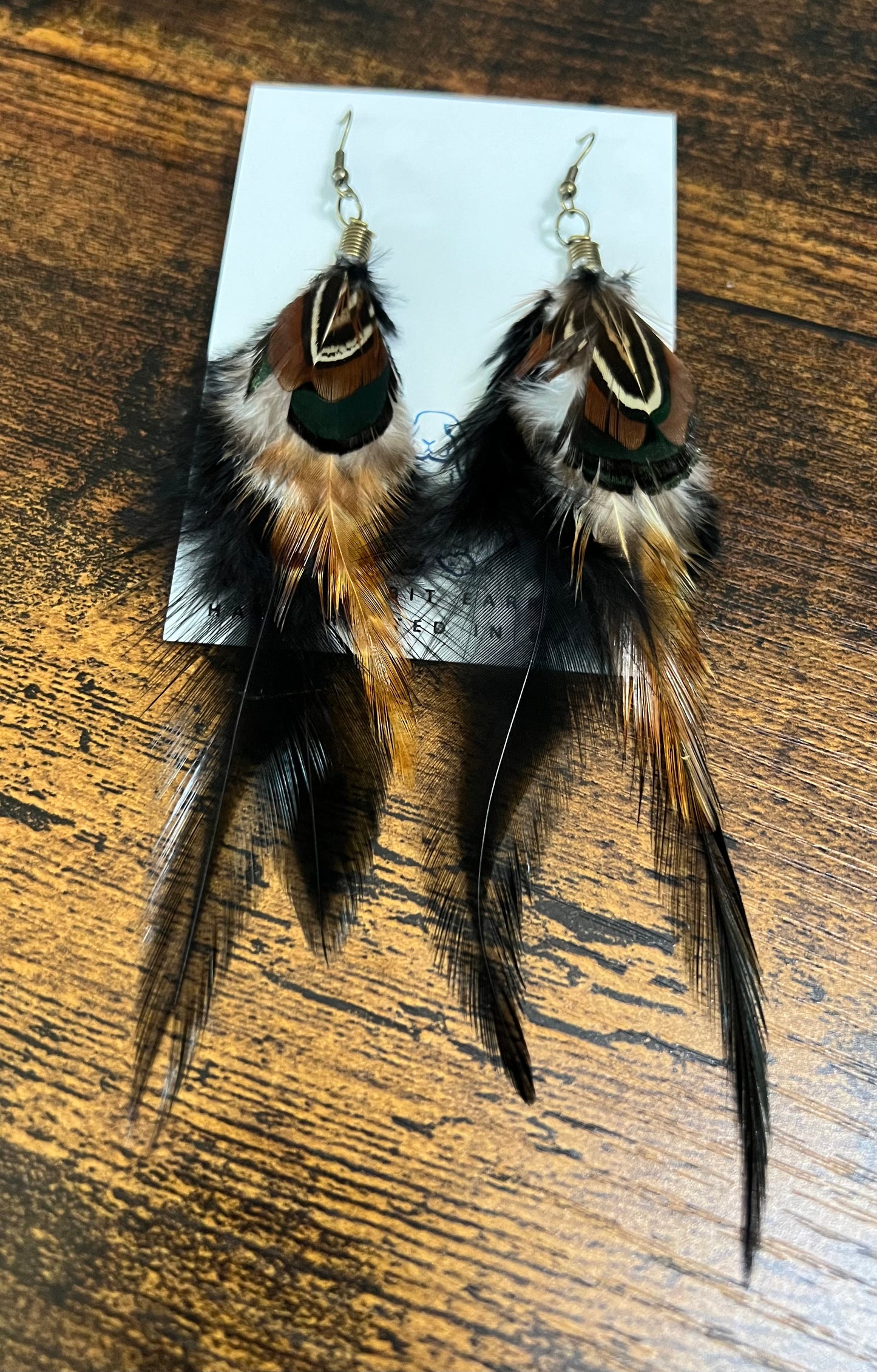 Mixed Feather Earrings