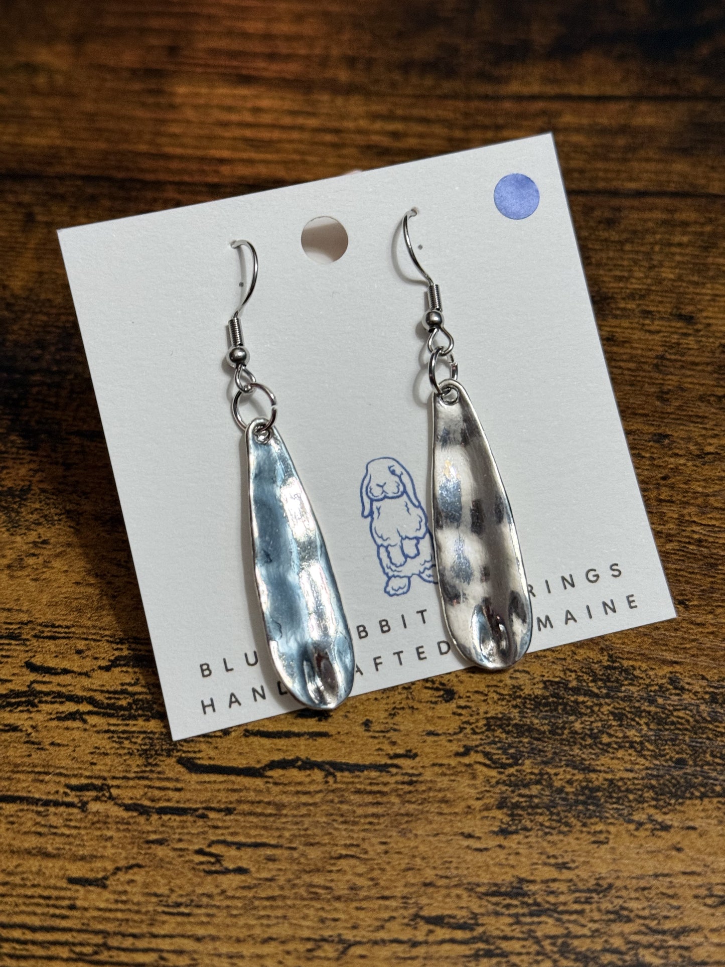 Sliver Teardrop Earrings