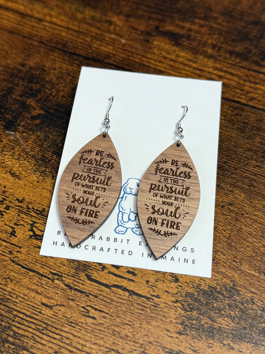 Walnut Inspire Earrings