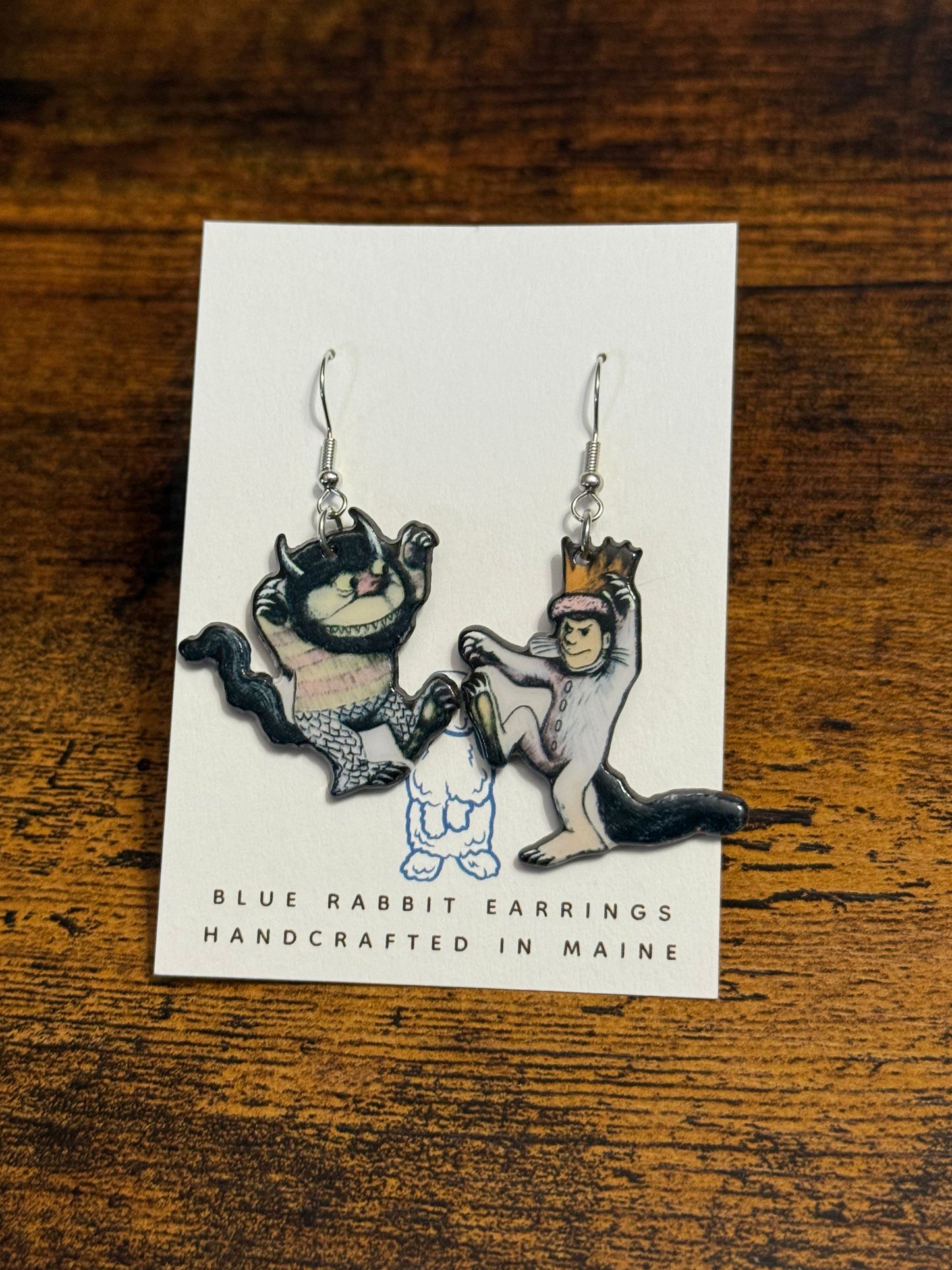 Acrylic Prince & Monster Earrings