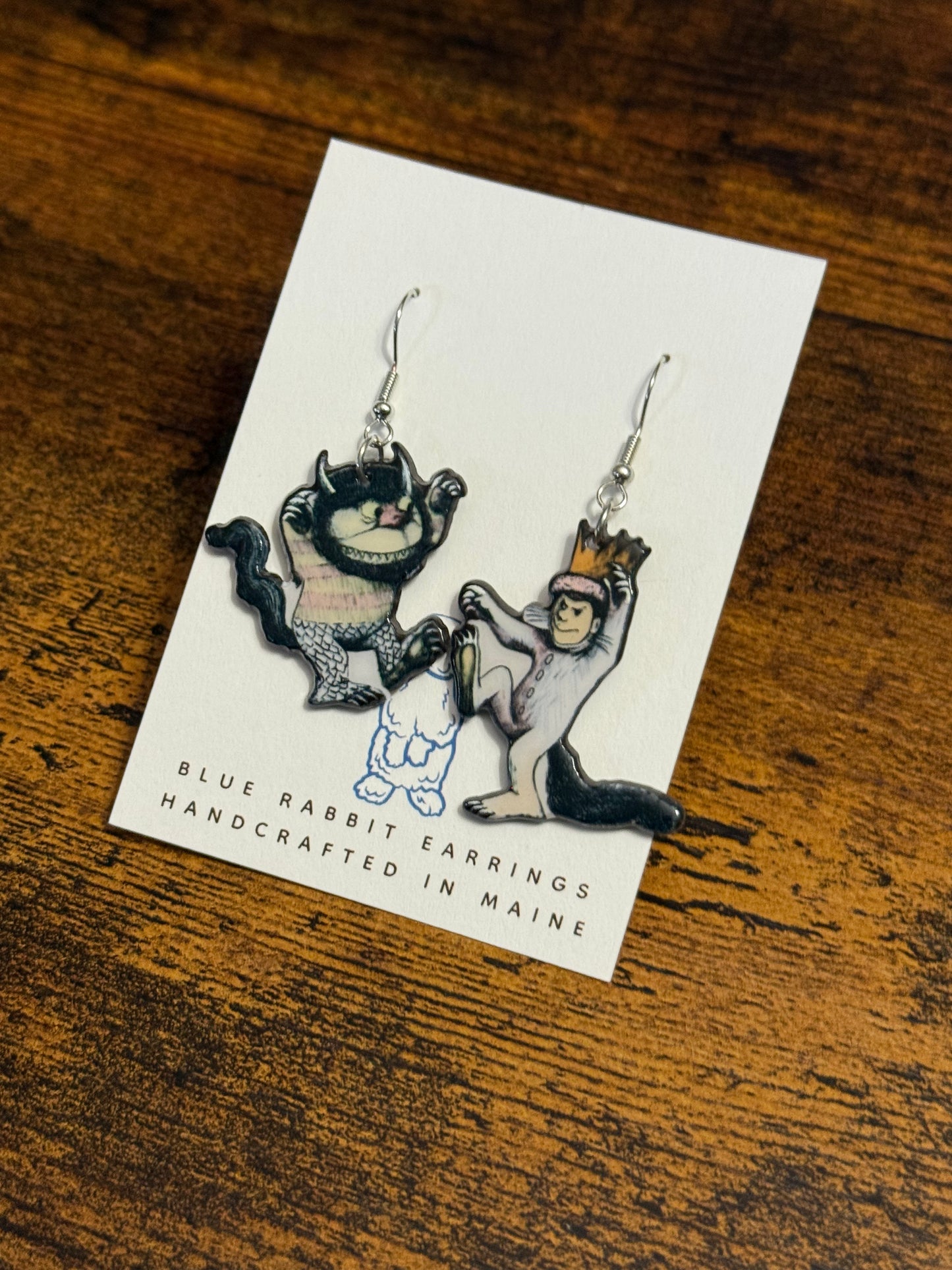 Acrylic Prince & Monster Earrings