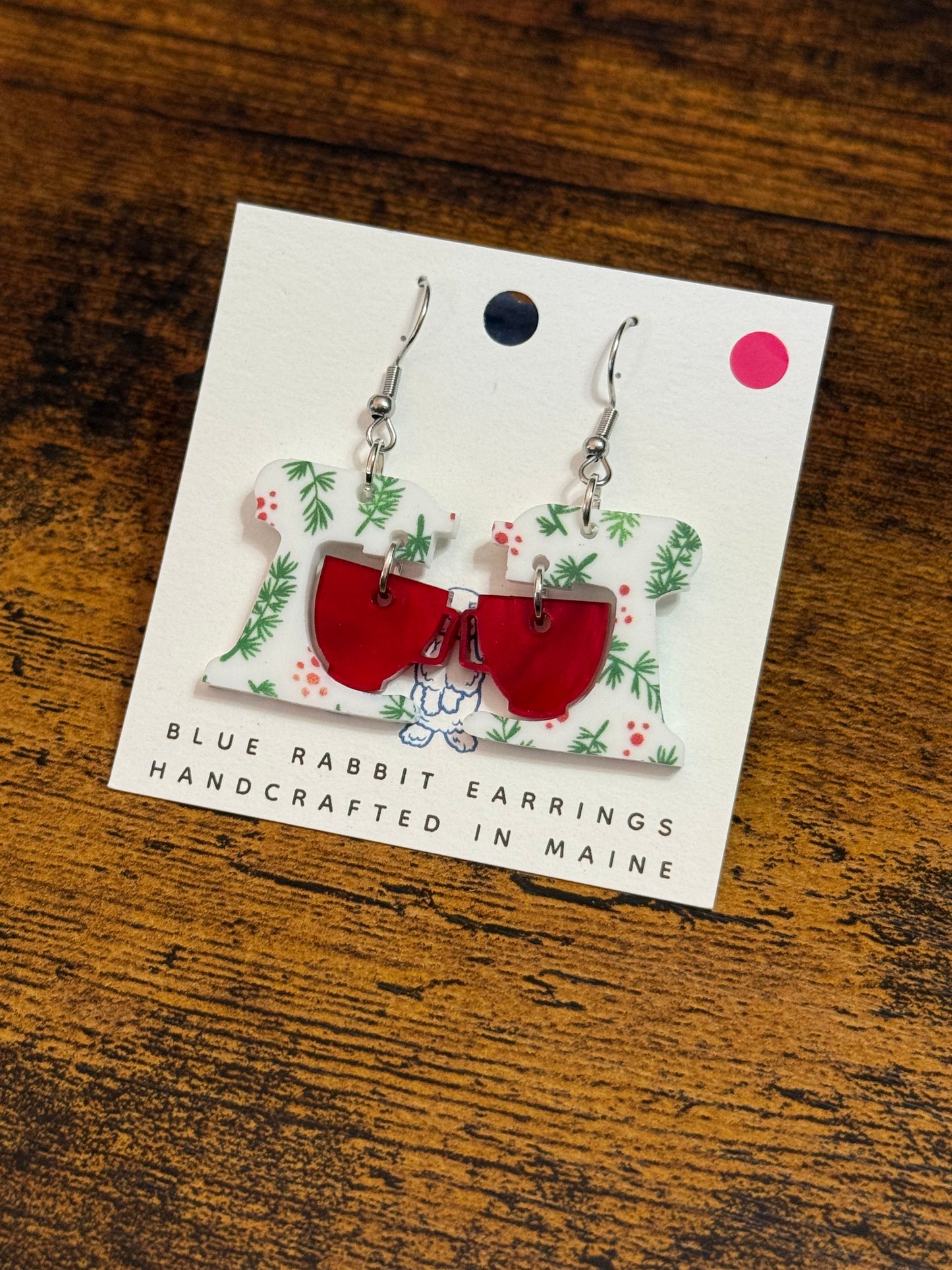 Acrylic Christmas Mixer Earrings