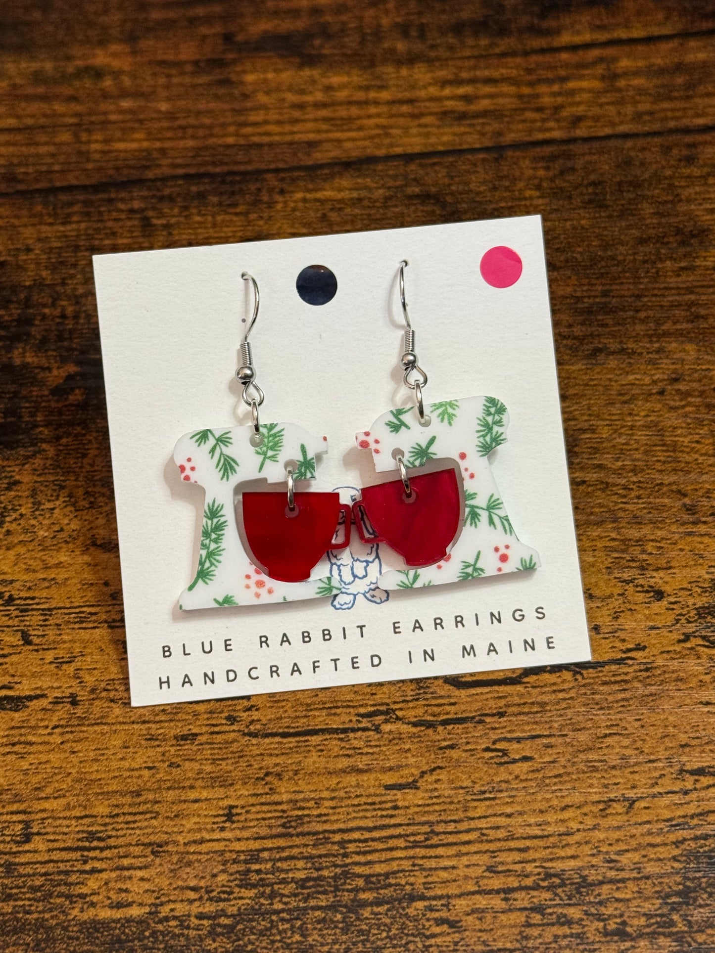 Acrylic Christmas Mixer Earrings