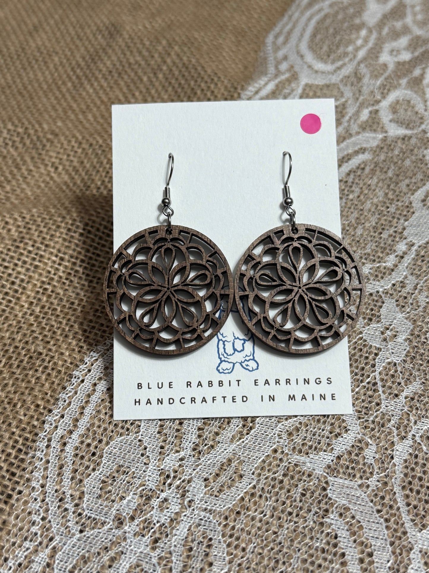 Walnut Flower Earrings