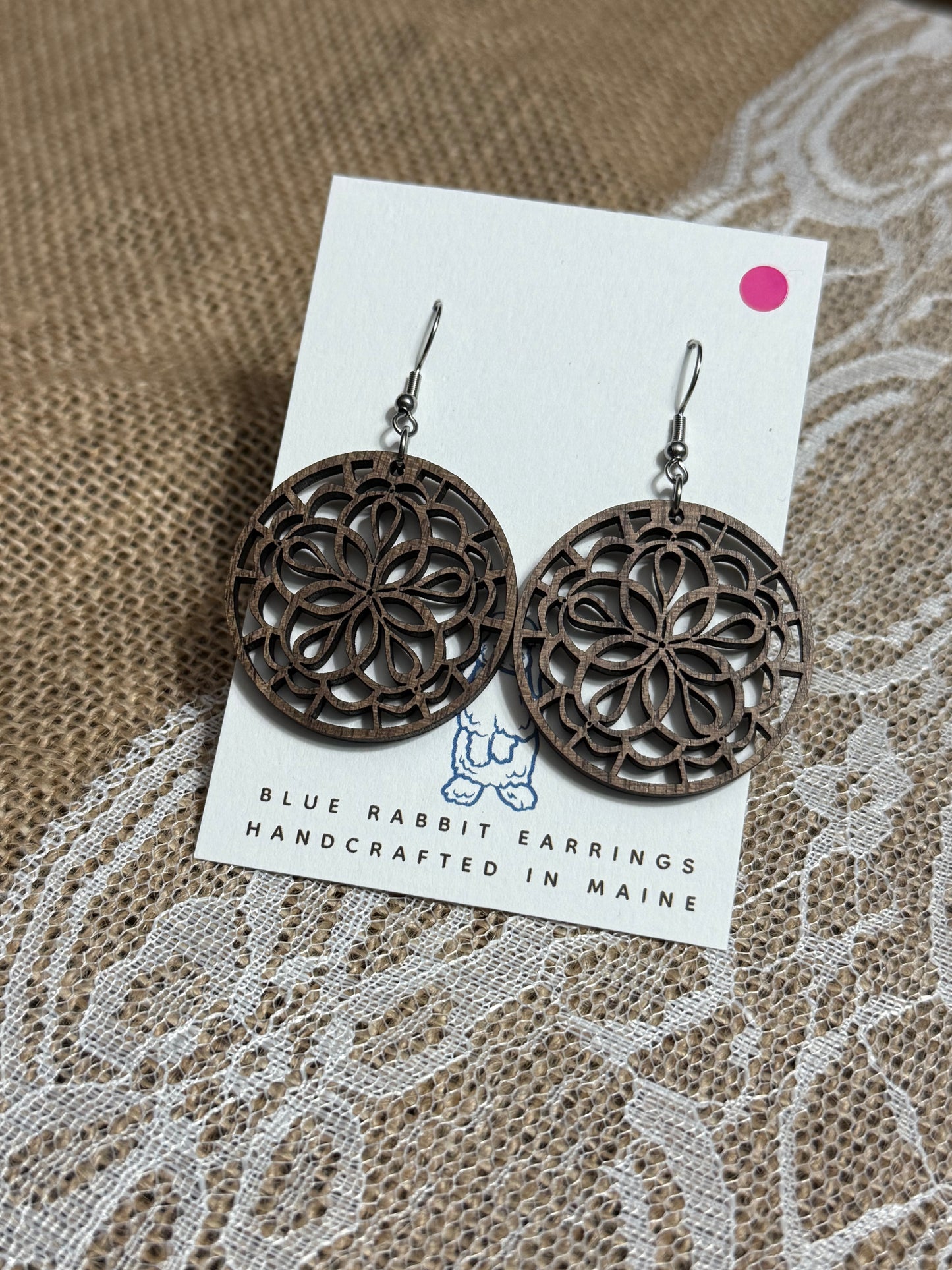 Walnut Flower Earrings