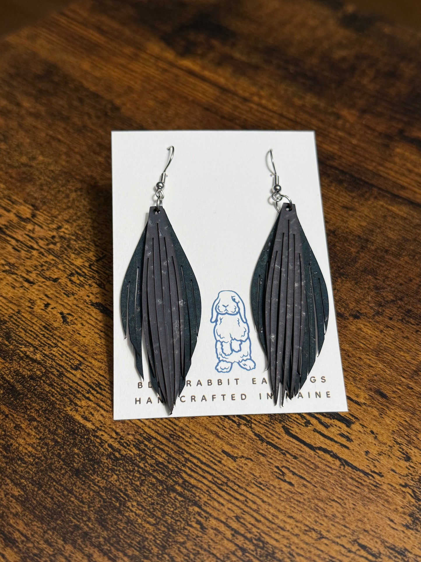 Leather Fringe Earrings