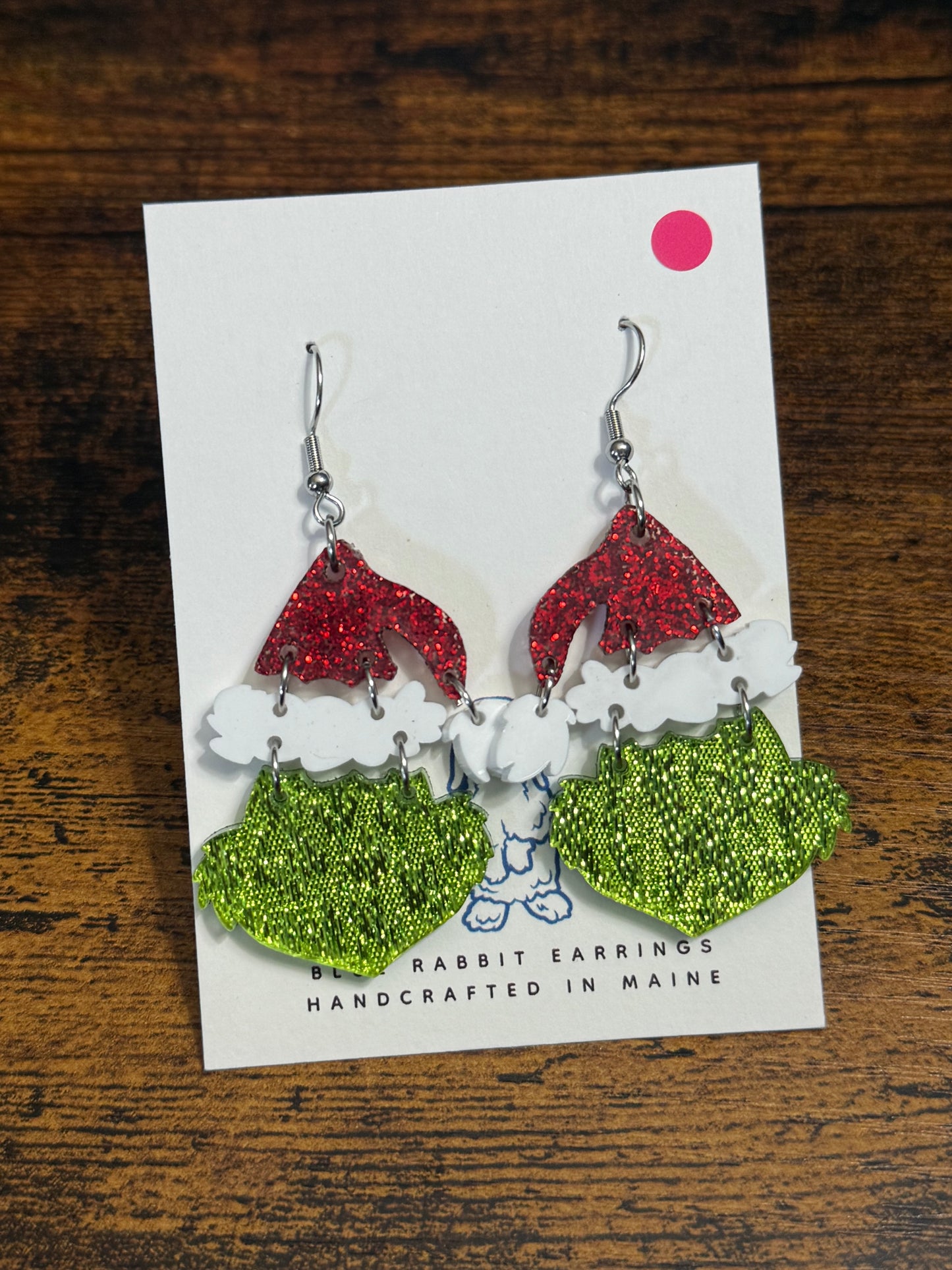 Acrylic Mean One Earrings