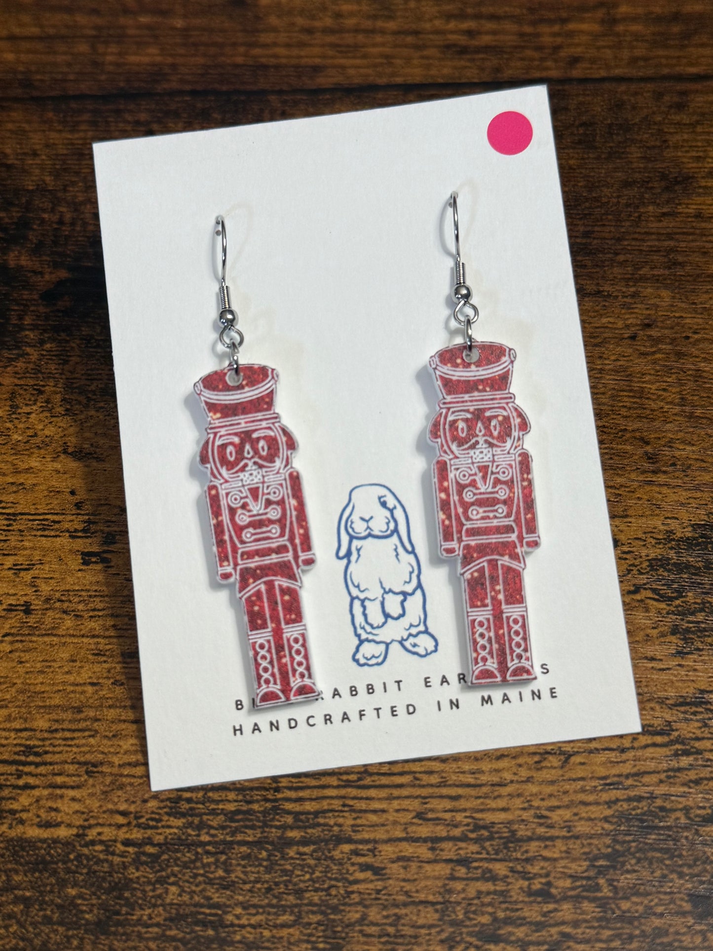 Acrylic Nutcracker Earrings