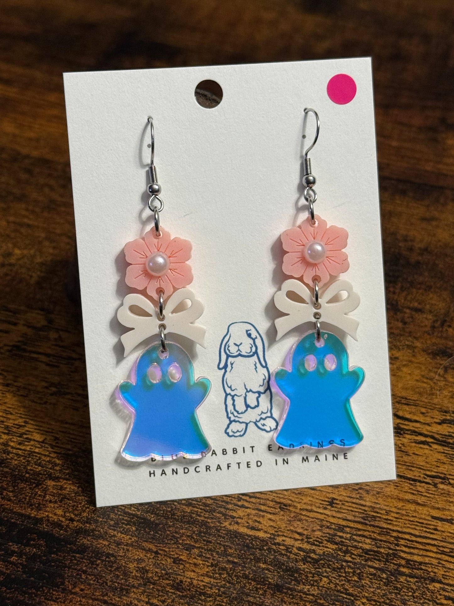 Acrylic Ghost Earrings