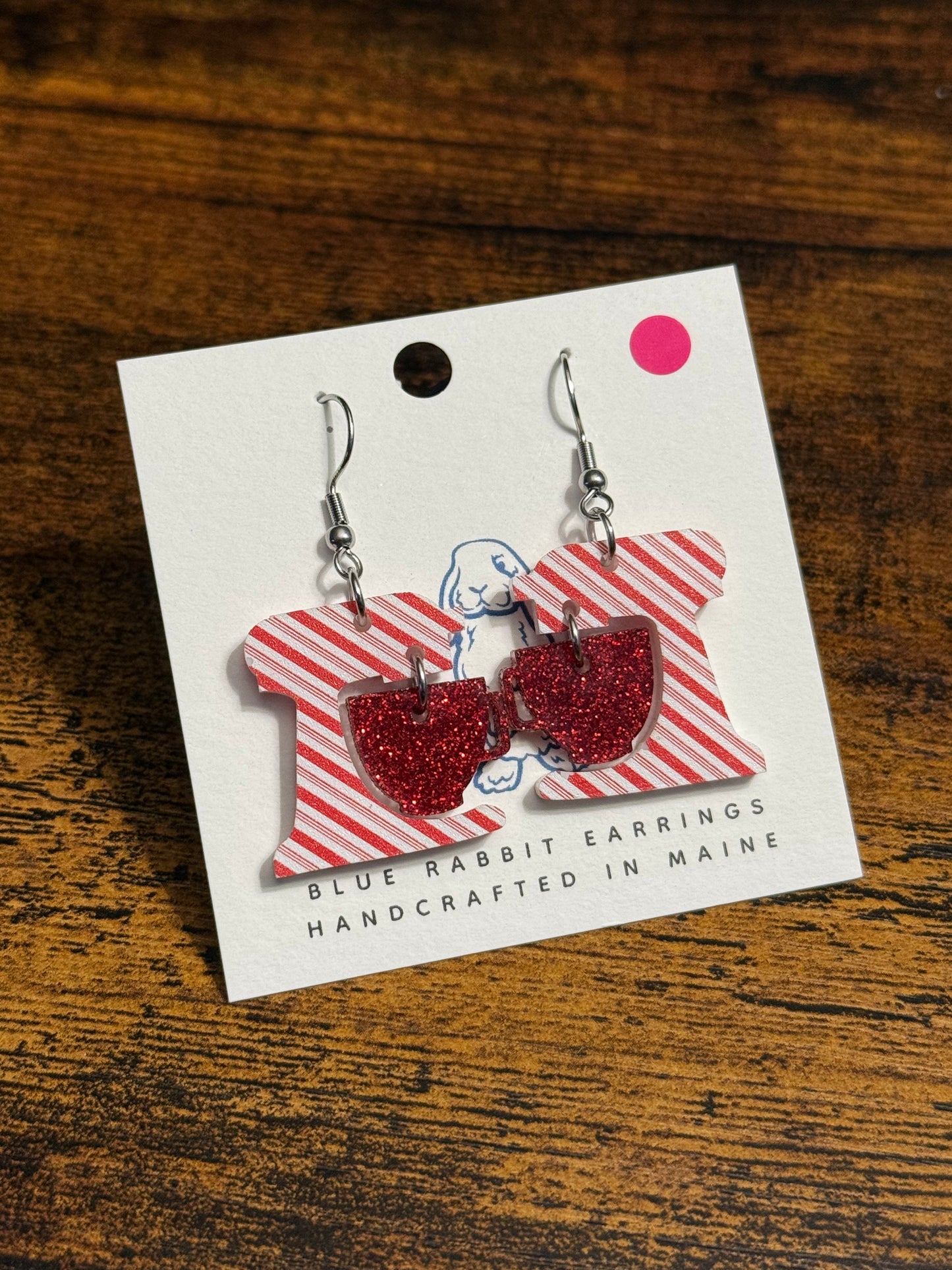Acrylic Christmas Theme Mixer Earrings